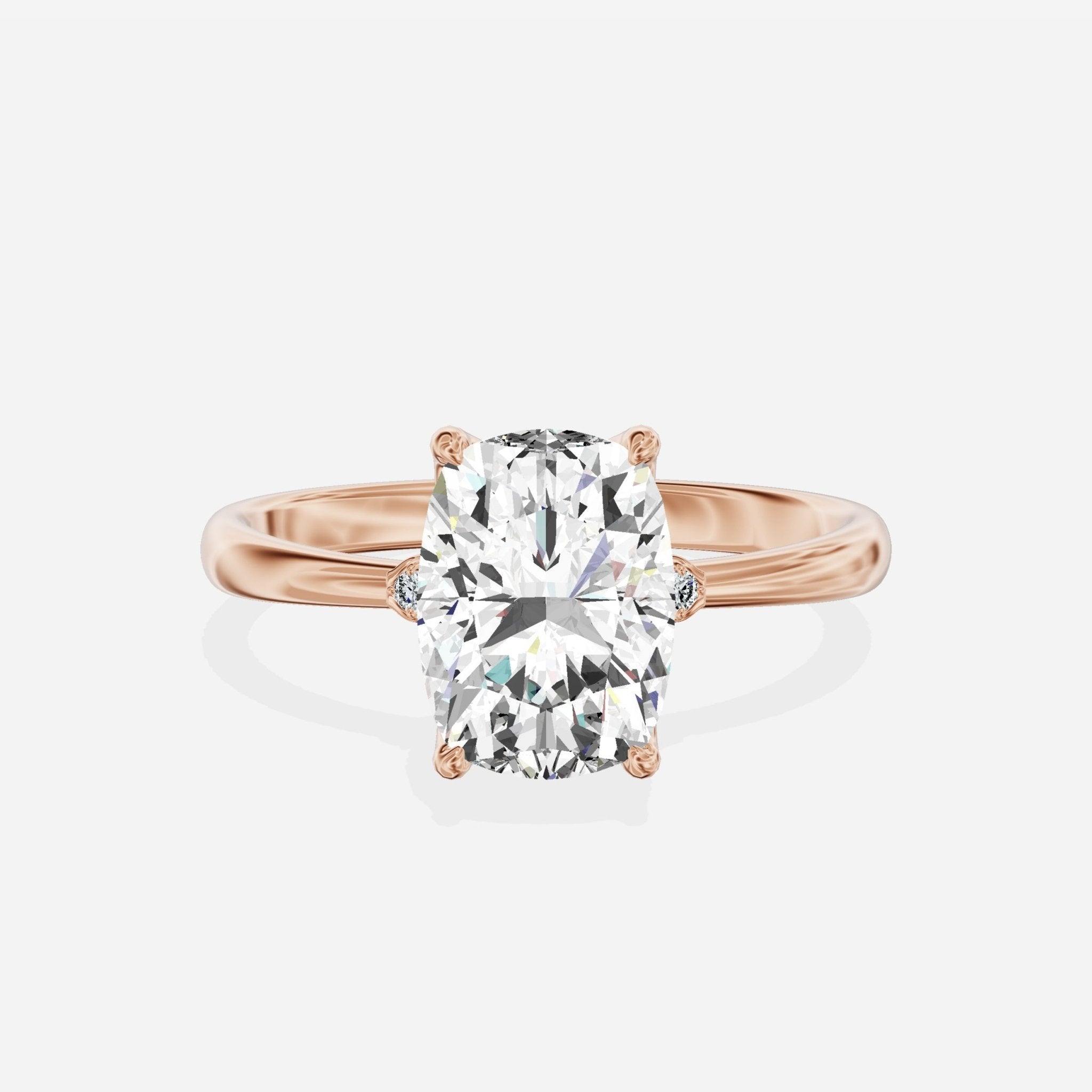 European Solitaire Engagement Ring - The Better Diamonds