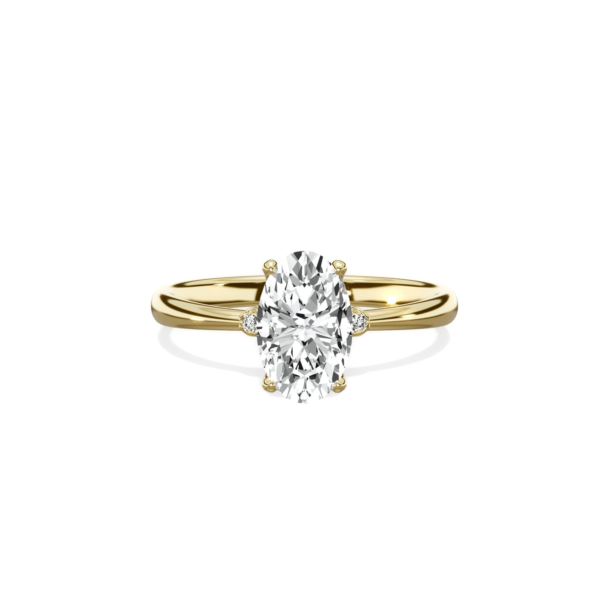 European Solitaire Engagement Ring - The Better Diamonds