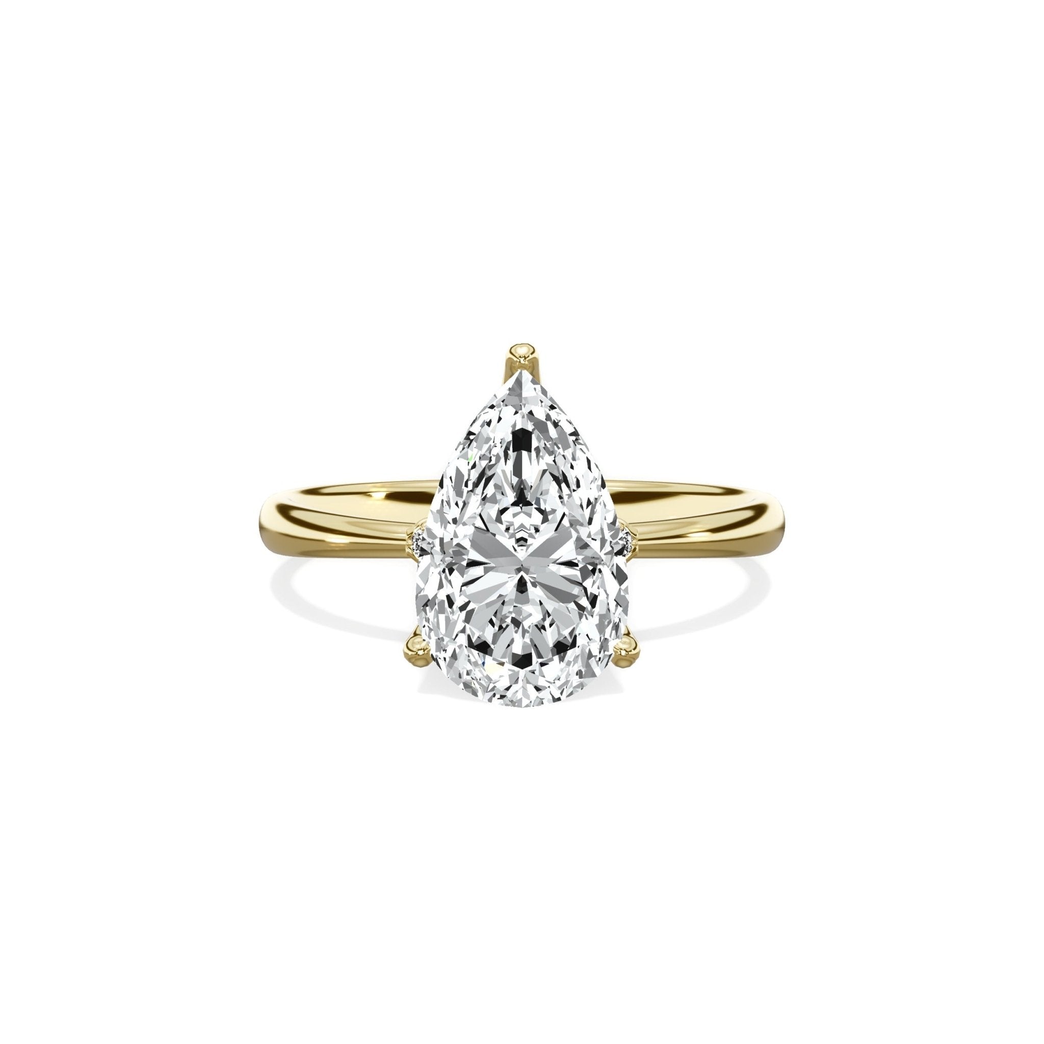 European Solitaire Engagement Ring - The Better Diamonds