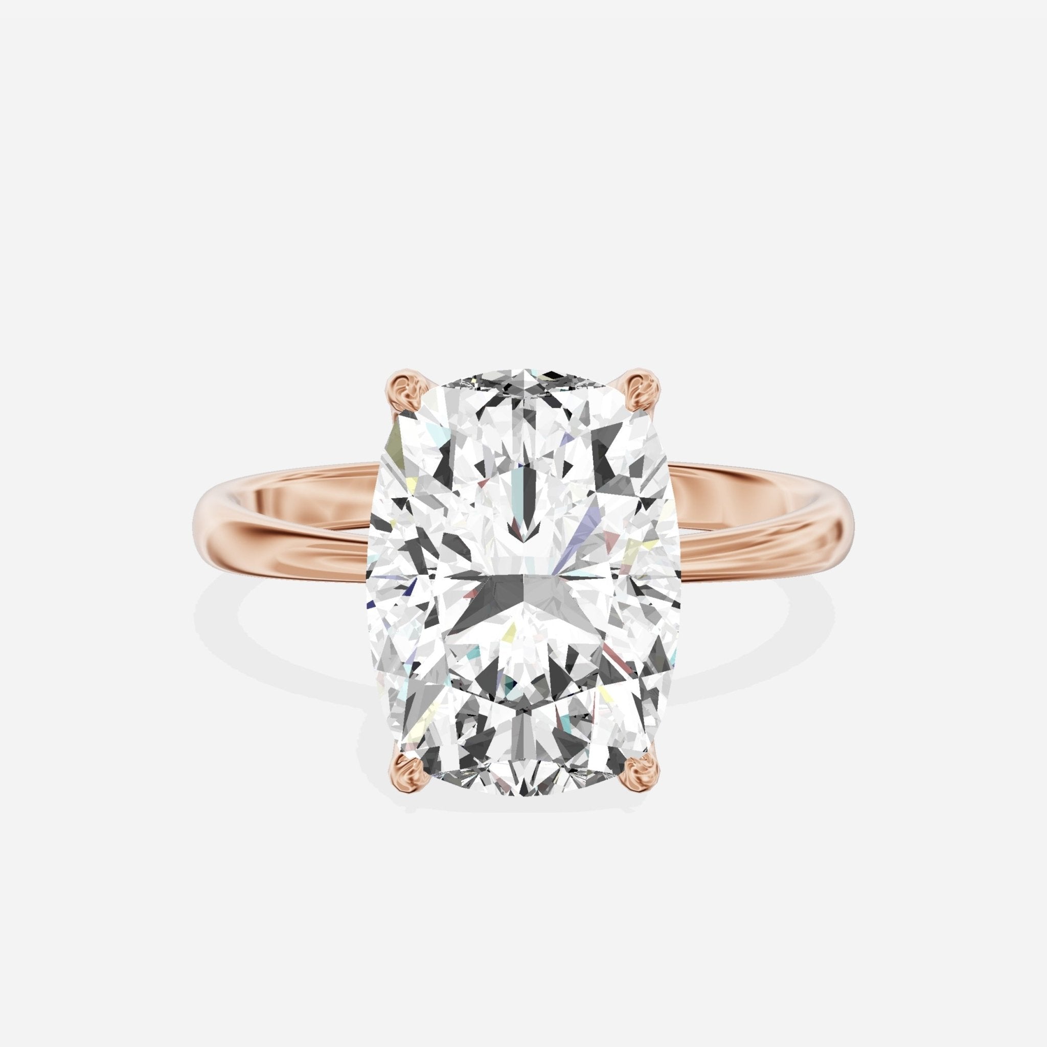European Solitaire Engagement Ring - The Better Diamonds