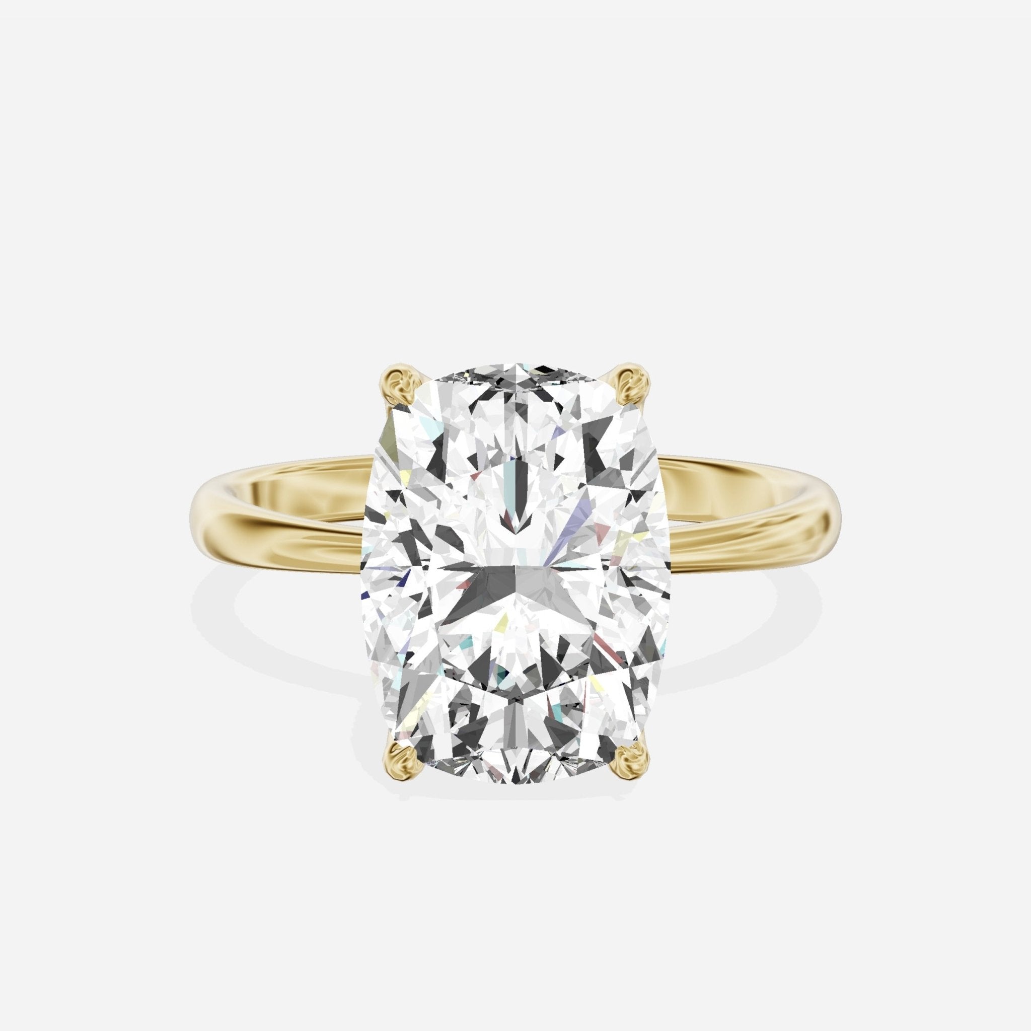 European Solitaire Engagement Ring - The Better Diamonds
