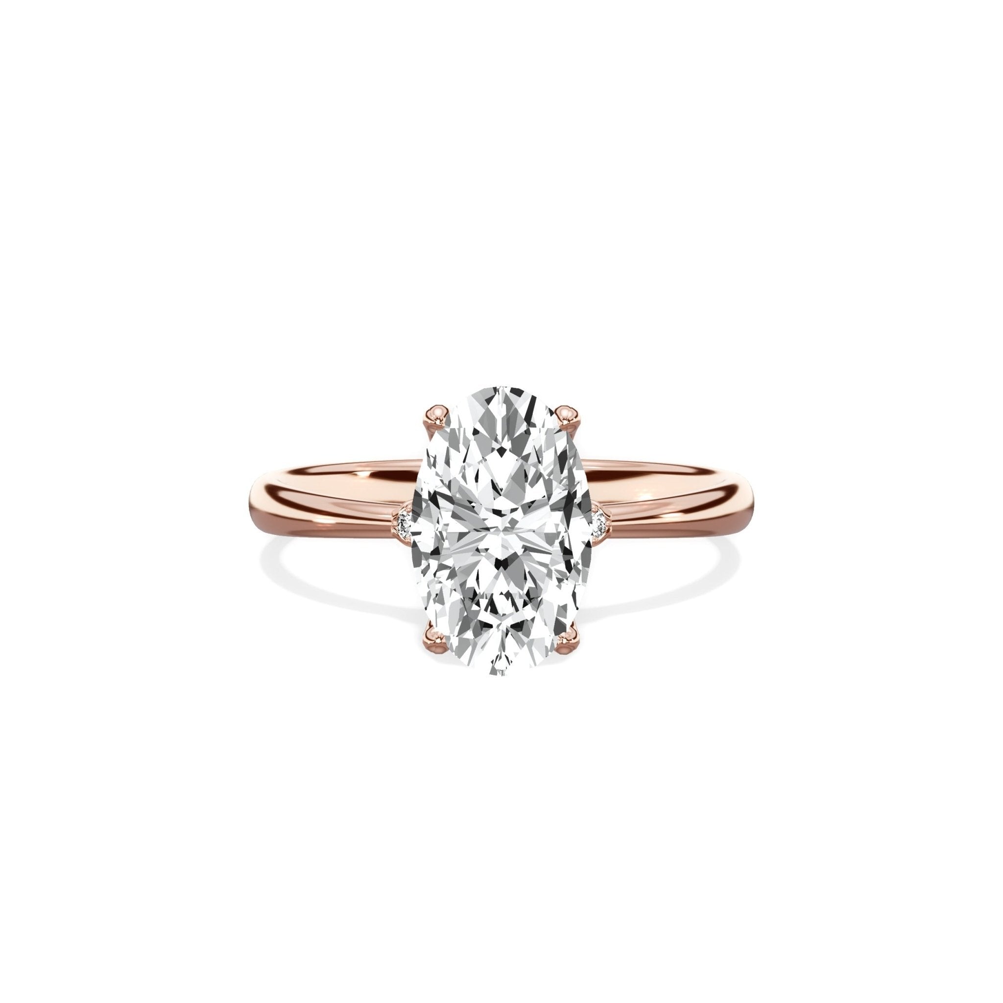 European Solitaire Engagement Ring - The Better Diamonds