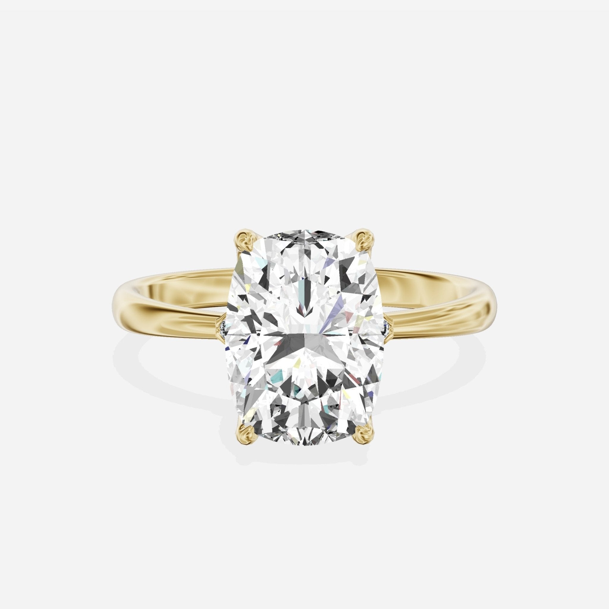 European Solitaire Engagement Ring - The Better Diamonds