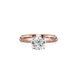 European Solitaire Engagement Ring - The Better Diamonds