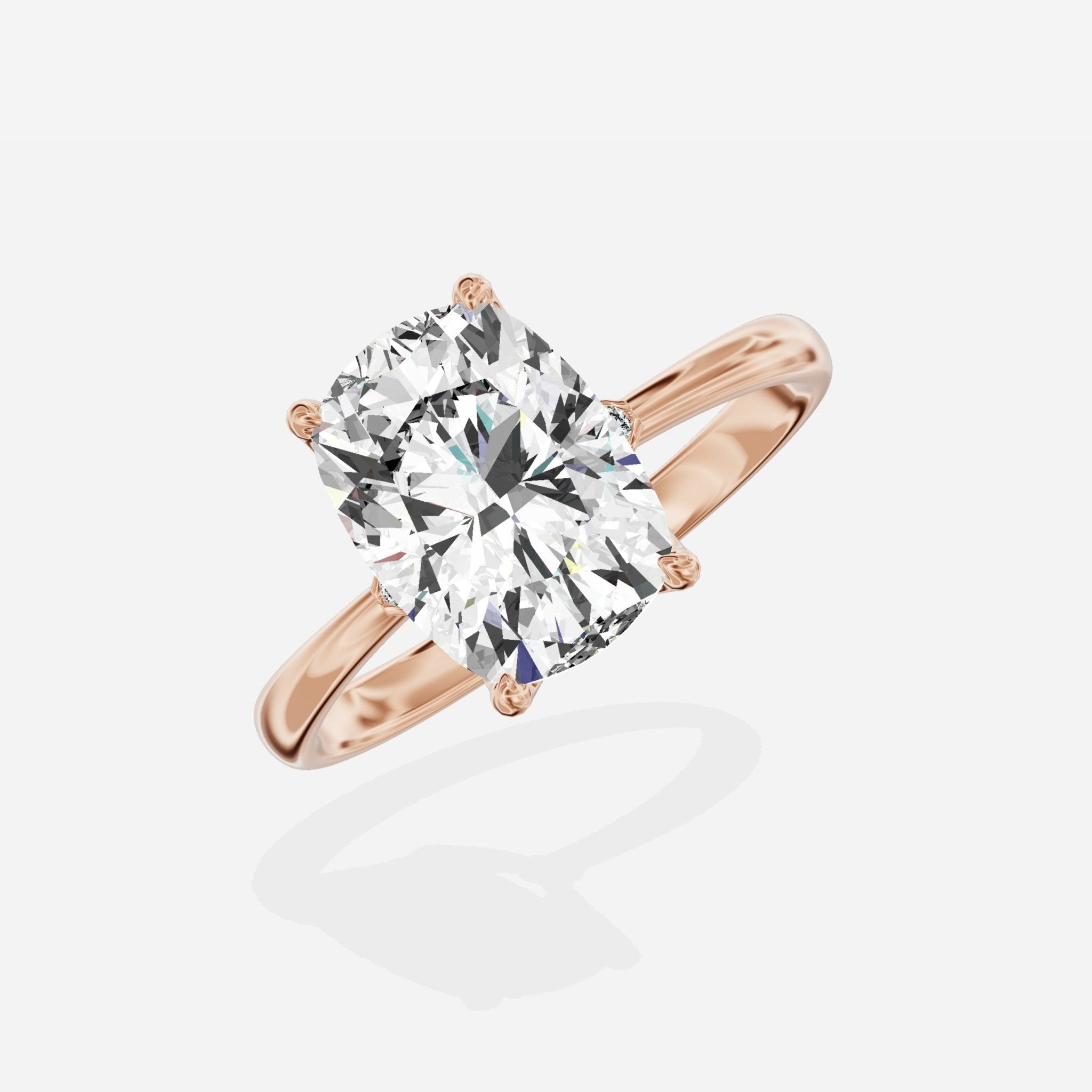 European Solitaire Engagement Ring - The Better Diamonds