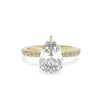 Fortuna Hidden Halo Engagement Ring - The Better Diamonds