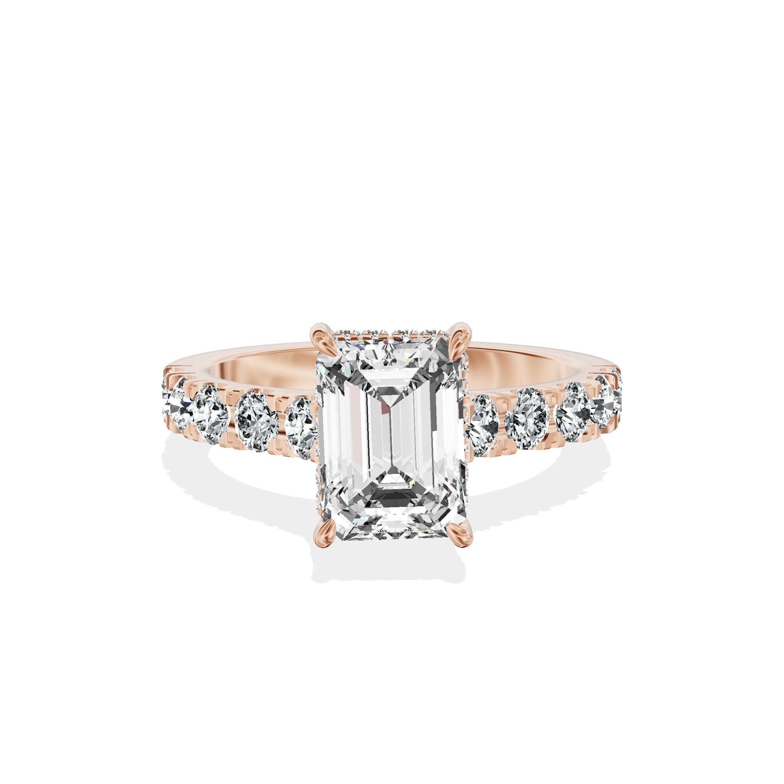 Timeless Hidden Halo Engagement Ring