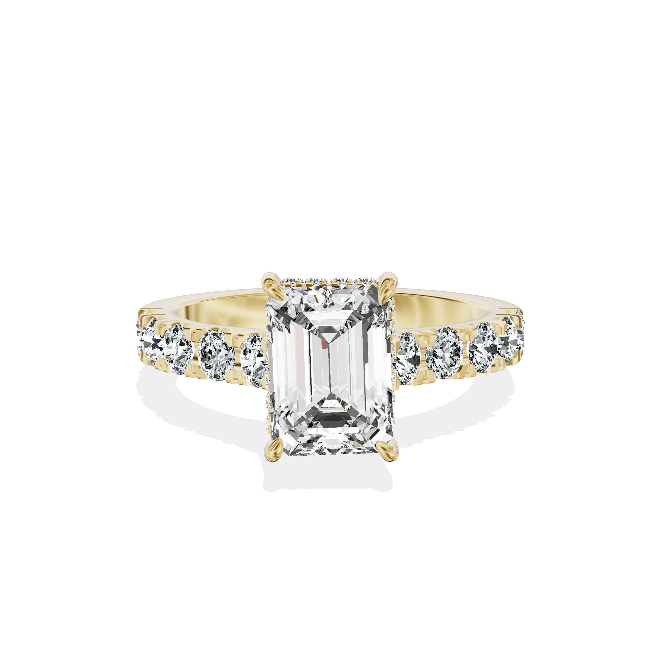 Timeless Hidden Halo Engagement Ring