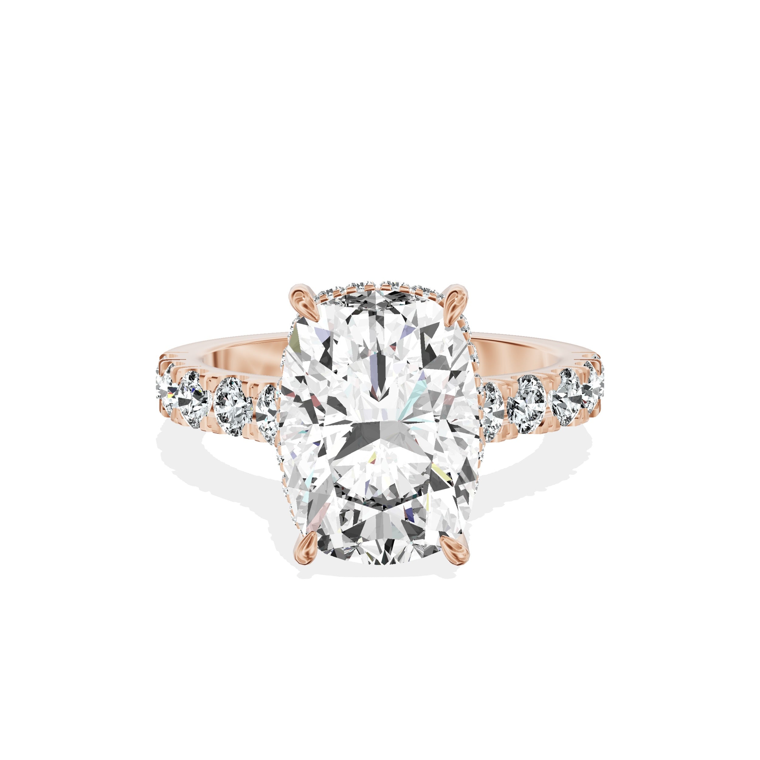 Timeless Hidden Halo Engagement Ring