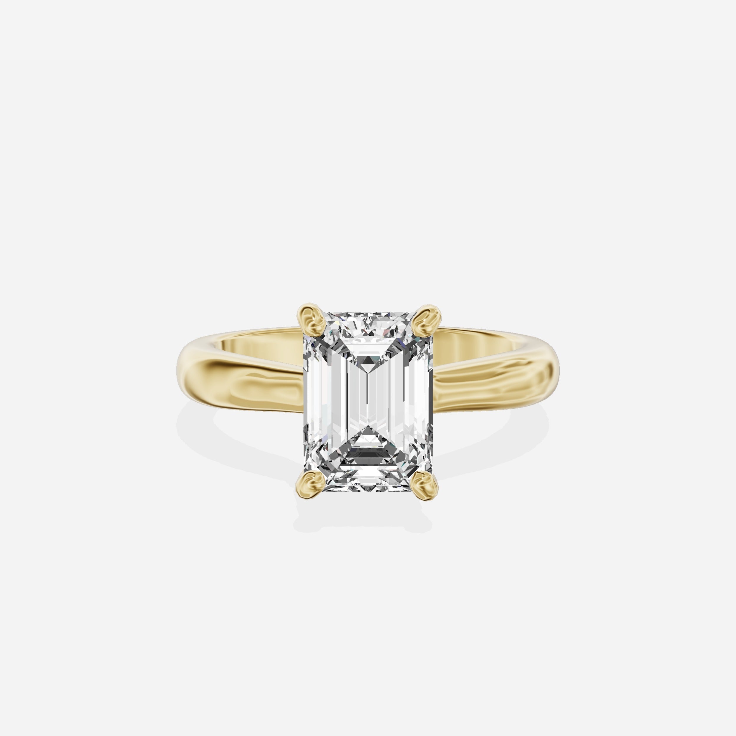 Secret Diamond Solitaire Engagement Ring