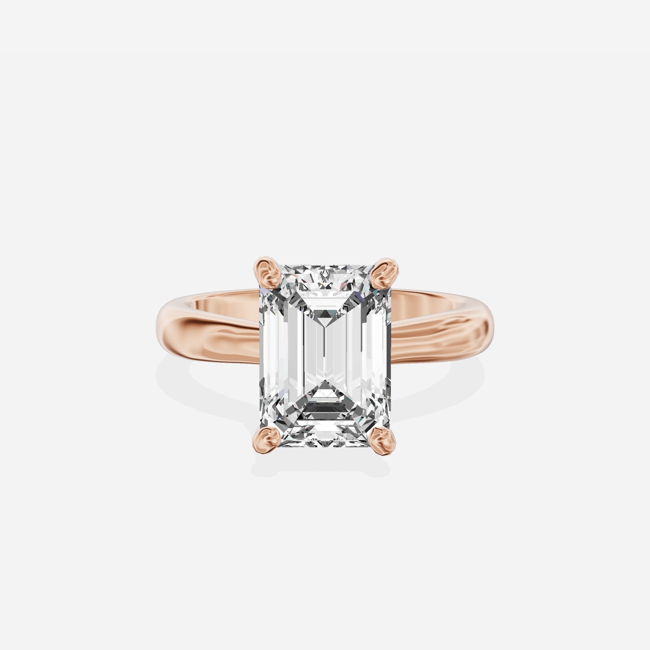 Secret Diamond Solitaire Engagement Ring