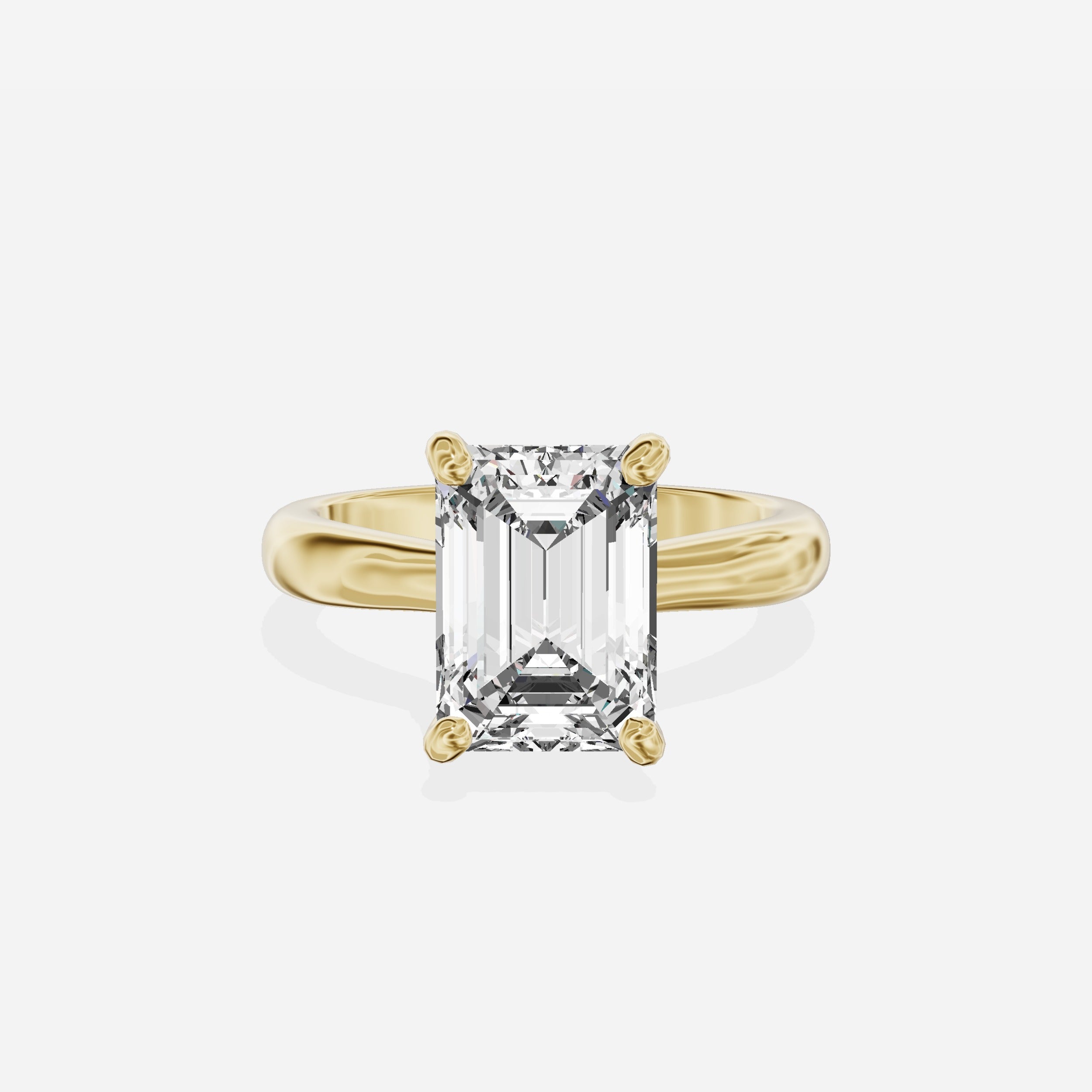 Secret Diamond Solitaire Engagement Ring