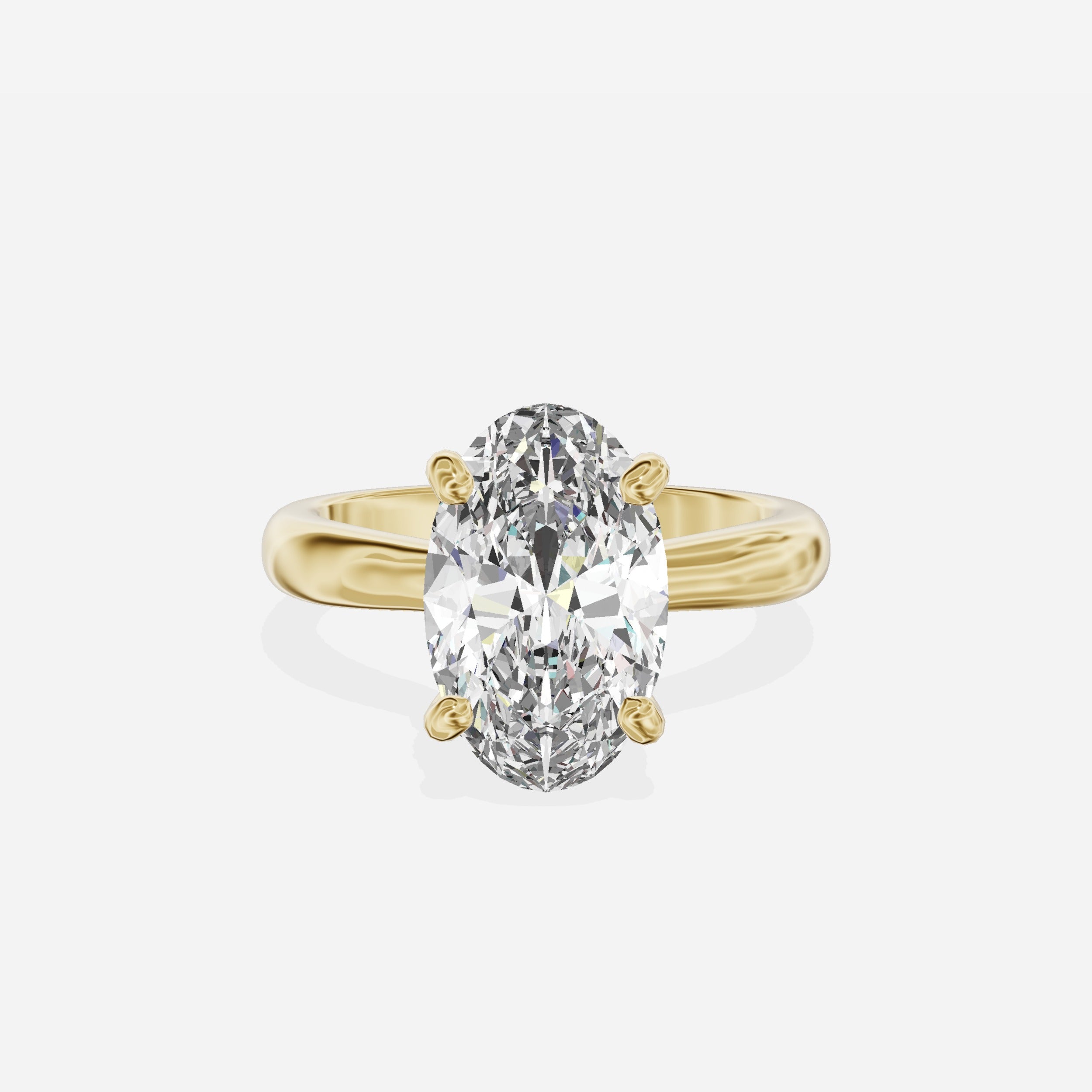 Secret Diamond Solitaire Engagement Ring