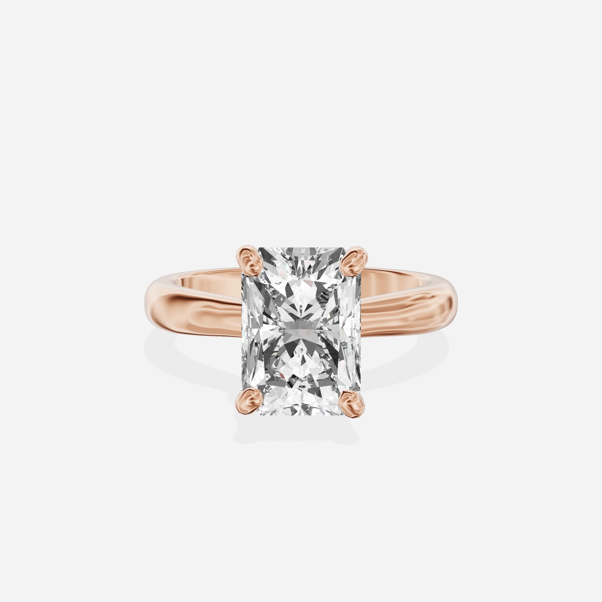 Secret Diamond Solitaire Engagement Ring