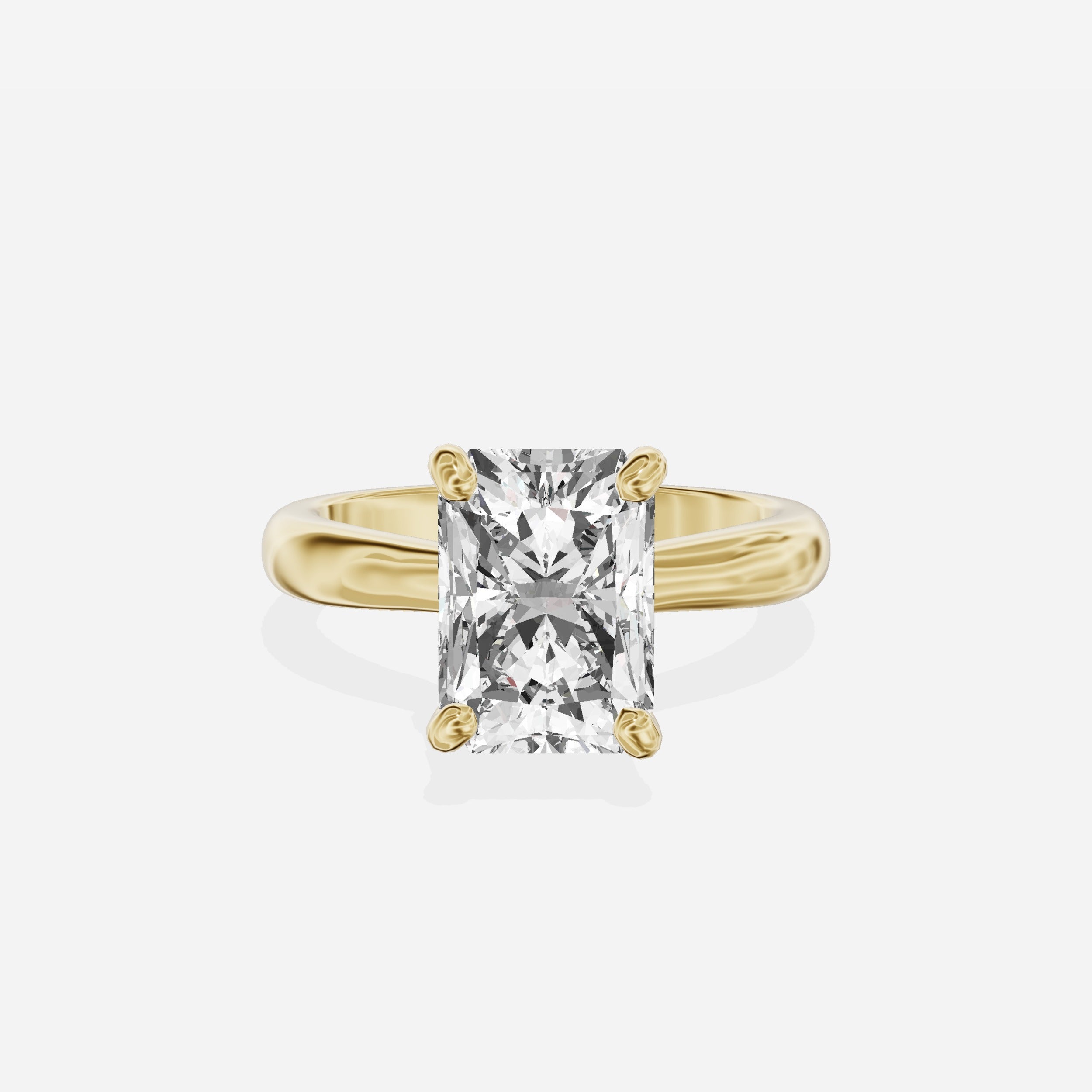 Secret Diamond Solitaire Engagement Ring