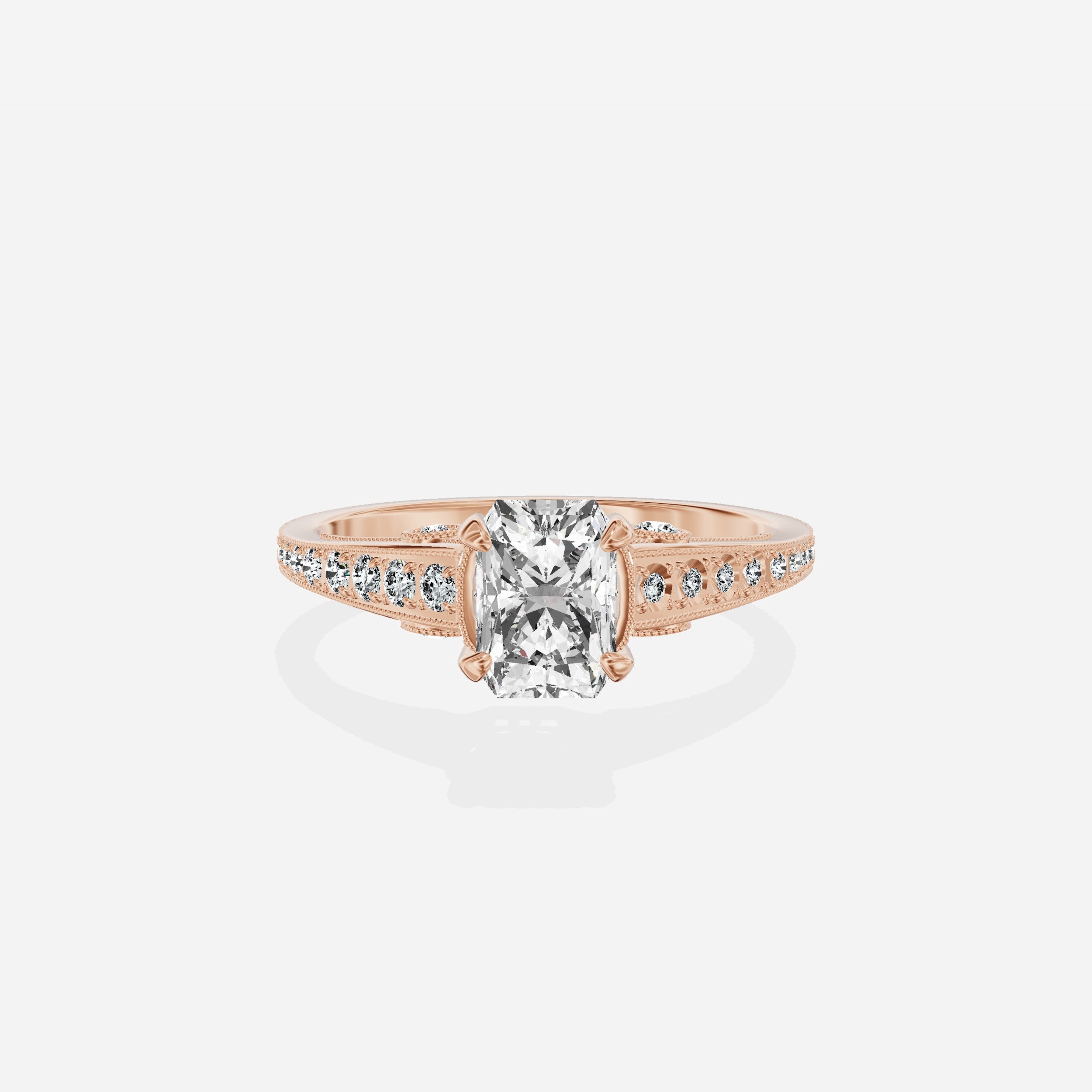 Elle Vintage Style Engagement Ring