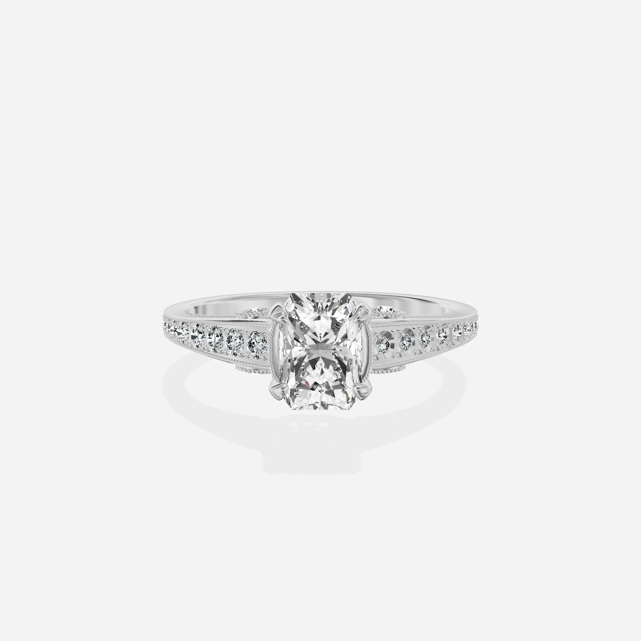 Elle Vintage Style Engagement Ring