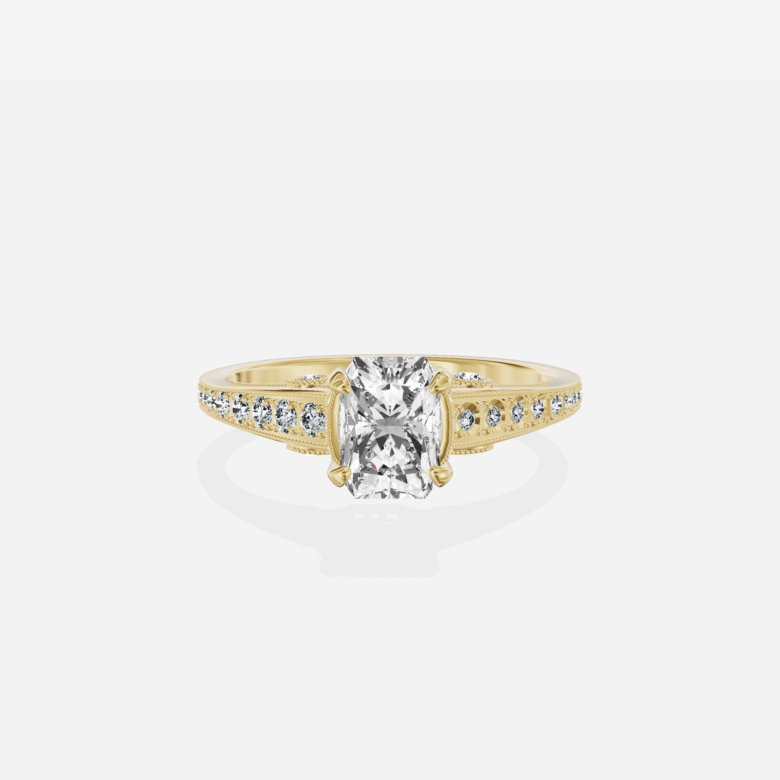 Elle Vintage Style Engagement Ring