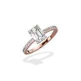 Alluring Hidden Halo Engagement Ring