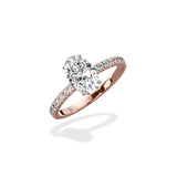 Alluring Hidden Halo Engagement Ring