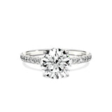 Alluring Hidden Halo Engagement Ring