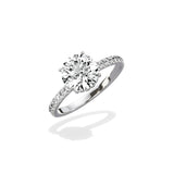 Alluring Hidden Halo Engagement Ring
