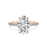 Alluring Hidden Halo Engagement Ring