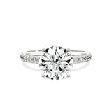 Alluring Hidden Halo Engagement Ring