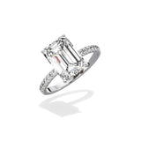 Alluring Hidden Halo Engagement Ring