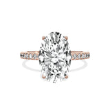 Alluring Hidden Halo Engagement Ring