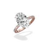 Alluring Hidden Halo Engagement Ring