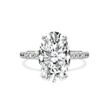 Alluring Hidden Halo Engagement Ring