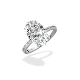 Alluring Hidden Halo Engagement Ring