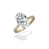 Alluring Hidden Halo Engagement Ring