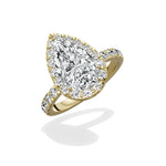 Romantic Halo Engagement Ring - The Better Diamonds