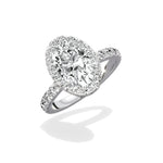 Romantic Halo Engagement Ring - The Better Diamonds