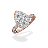 Romantic Halo Engagement Ring - The Better Diamonds