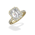 Romantic Halo Engagement Ring - The Better Diamonds