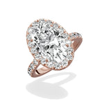 Romantic Halo Engagement Ring - The Better Diamonds