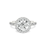 Romantic Halo Engagement Ring - The Better Diamonds