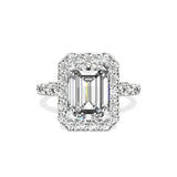 Romantic Halo Engagement Ring - The Better Diamonds