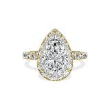 Romantic Halo Engagement Ring - The Better Diamonds