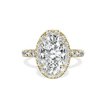 Romantic Halo Engagement Ring - The Better Diamonds