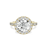Romantic Halo Engagement Ring - The Better Diamonds