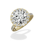 Romantic Halo Engagement Ring - The Better Diamonds