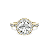 Romantic Halo Engagement Ring - The Better Diamonds