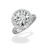 Romantic Halo Engagement Ring - The Better Diamonds