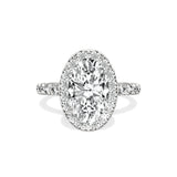 Romantic Halo Engagement Ring - The Better Diamonds