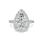 Romantic Halo Engagement Ring - The Better Diamonds