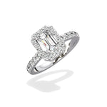 Romantic Halo Engagement Ring - The Better Diamonds
